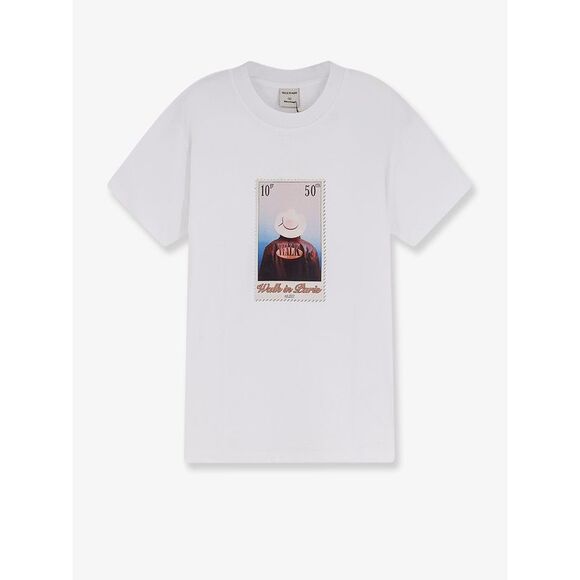 Walk In Paris Men Cotton T-Shirt With 